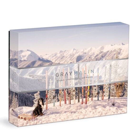 Gray Malin The Winter 500 Piece Double-Sided Puzzle - Picture 1 of 8